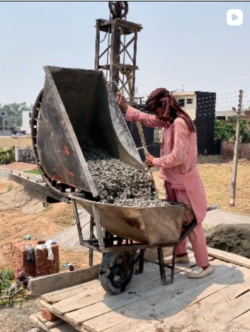 On-Site Concrete Pour